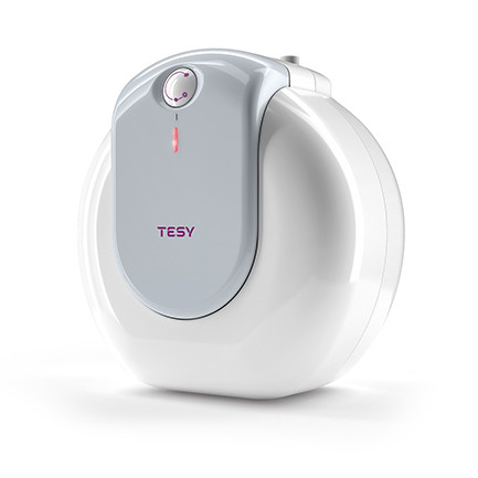 Tesy, електр. бойлер стъклокерамичен 10л 2kW, регулируем термостат, ключ, под мивка
