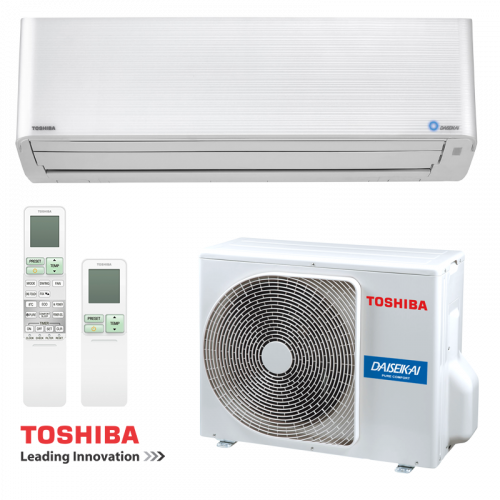 Инверторен климатик EToshiba Super Daiseikai 9 RAS-10PKVPG-E + RAS-10PAVPG-
